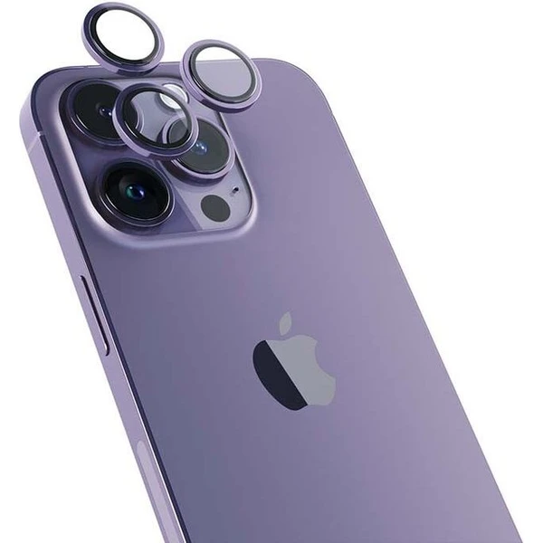 EPICO ochranné sklíčka na čočky kamery Apple iPhone 14 Pro / 14 Pro Max temně fialová - Ochranné folie a skla - Hlavní obrázek