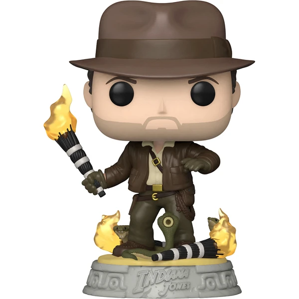Funko Pop! Movies: ROTLA - Indiana Jones With Jacket- Figura in Vinile