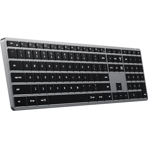 Satechi Slim X3 Bluetooth bezdrátová podsvícená klávesnice HU vesmírně šedá - Klávesnice - Obrázek C2D5000K01