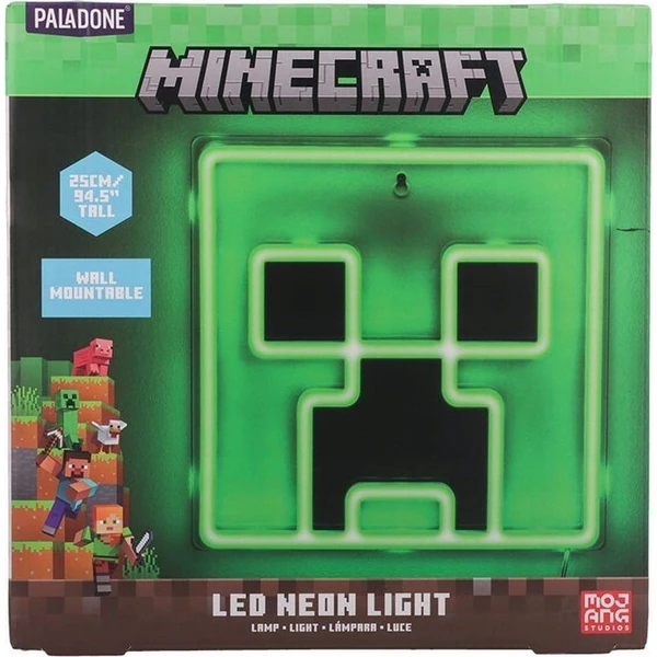 Lampička Minecraft - Creeper Neon - Lampičky - Obrázek C2EB000O01