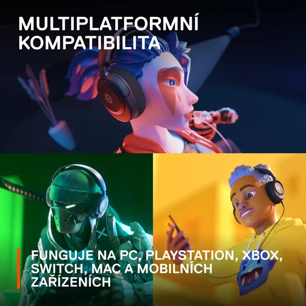 SteelSeries Arctis Nova 1 herní sluchátka černá - Sluchátka - Obrázek C2FJ300401