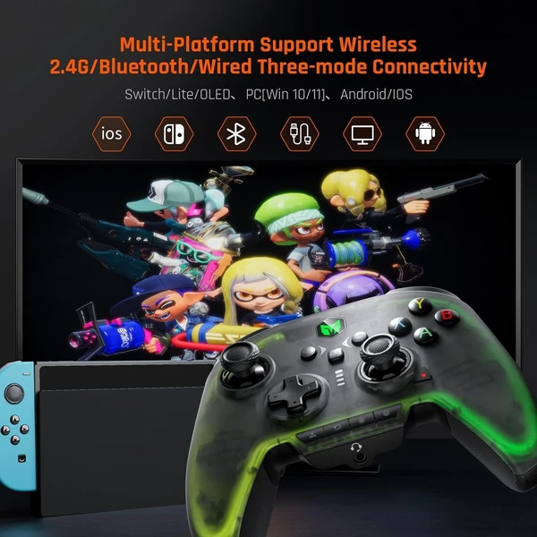 BIGBIG WON Rainbow 2 Pro combo bezdrátový herní ovladač - Herní ovladače - Obrázek C2H3000K01