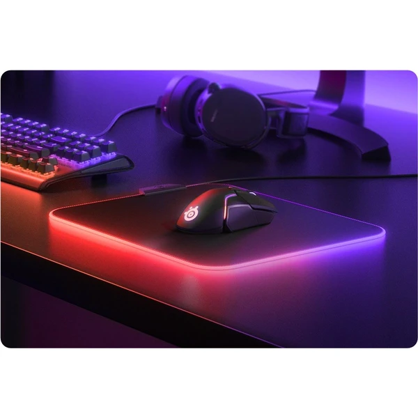 SteelSeries QcK Prism Cloth Medium herní podložka černá - Podložky - Obrázek C2SY000501