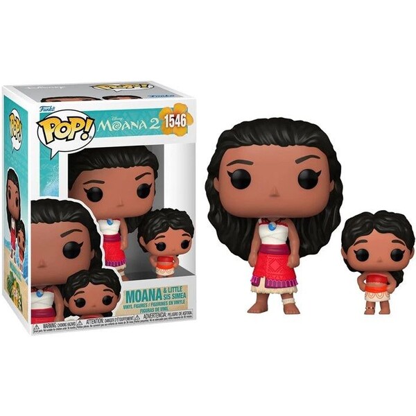 Funko Pop! 1546 Disney Moana 2 Moana & Little Sis Simea