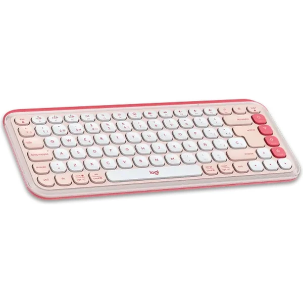 Logitech POP Combo (US) klávesnice a myš růžová - Klávesnicové sety - Obrázek C2W9000O01