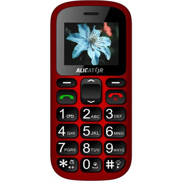 ALIGATOR A321 Senior červený/černý + stolní nabíječka (Další) - Mobilní telefony - Obrázek C3PR000501