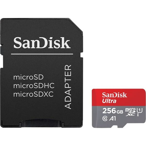 SanDisk MicroSDXC karta 256GB Ultra + adaptér - Paměťové karty - Obrázek C432000P01