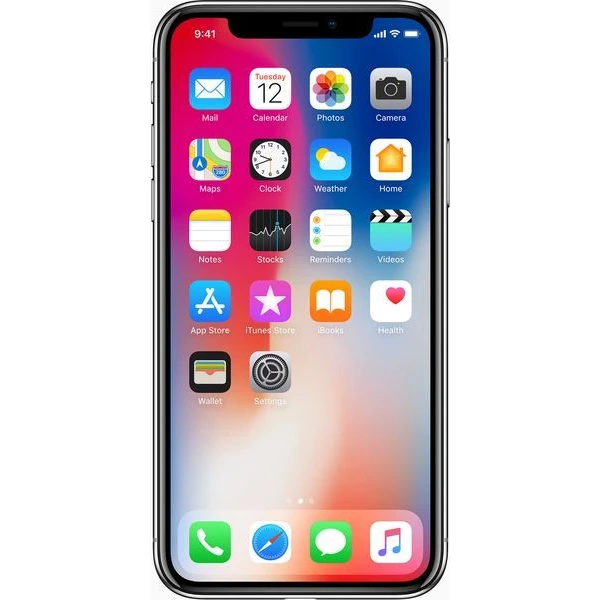 Apple iPhone X 256GB stříbrný - Mobilní telefony - Obrázek C47L000101