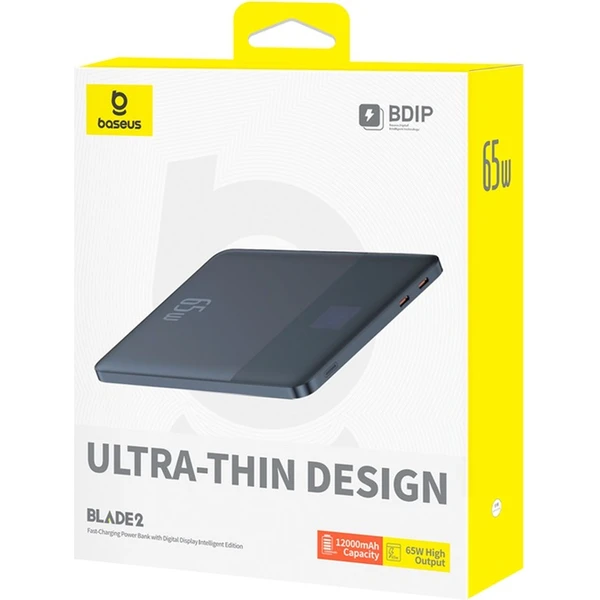 Baseus Blade2 powerbanka 12000mAh 65W modrá - Powerbanky - Obrázek C4AE000N01