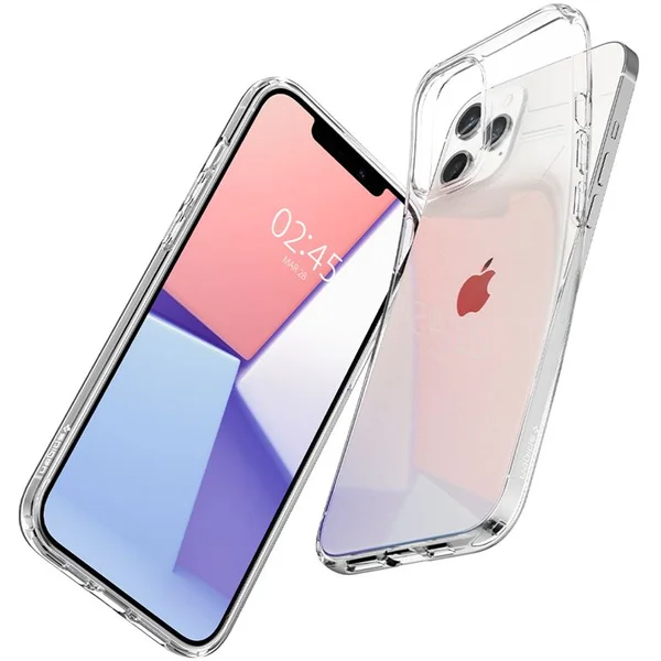 Spigen Liquid Crystal kryt iPhone 12 / 12 Pro čirý - Pouzdra - Obrázek C4B3200401