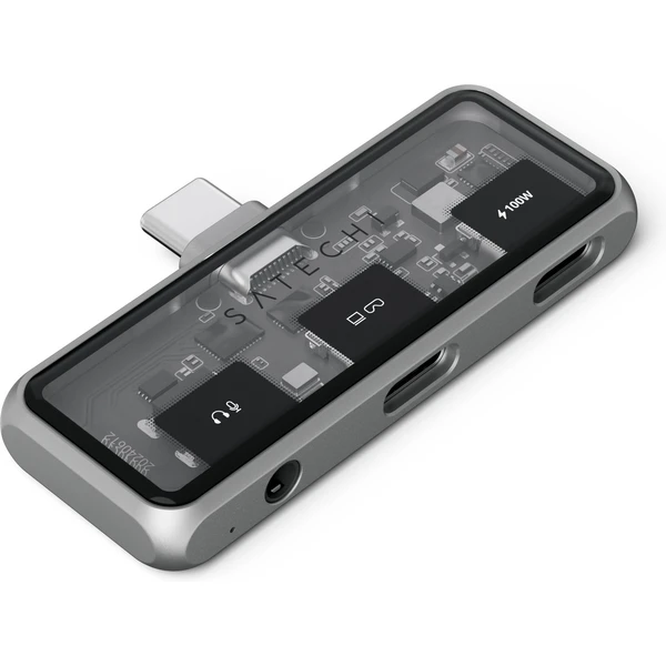 Satechi Mobile XR Hub s duálním USB-C a audio portem vesmírně šedý - USB huby - Obrázek C4BF000O01