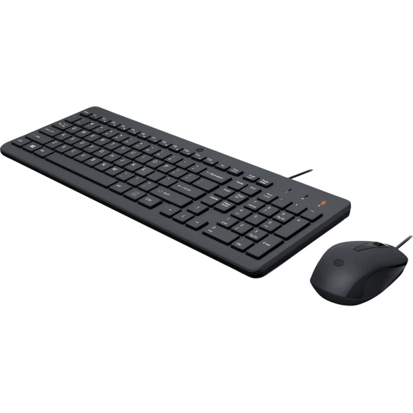 HP 150 drátová klávesnice a myš černá - Klávesnicové sety - Obrázek C4D1000O01