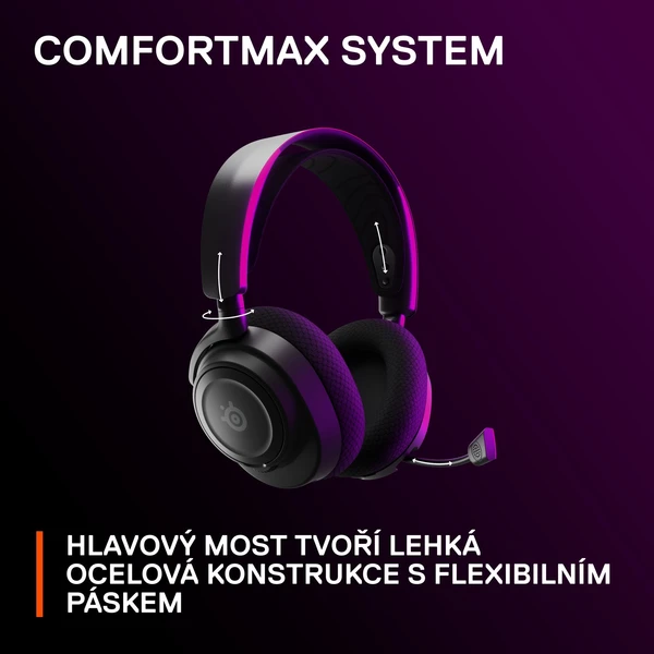 SteelSeries Arctis Nova 7 herní sluchátka černá - Sluchátka - Obrázek C4FJ300401