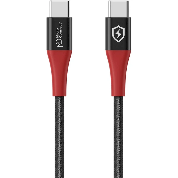 MicroConnect Safe Charge USB-C /USB-C napájecí kabel 240W 1,5m černý - Kabely a redukce - Obrázek C4PF000O01