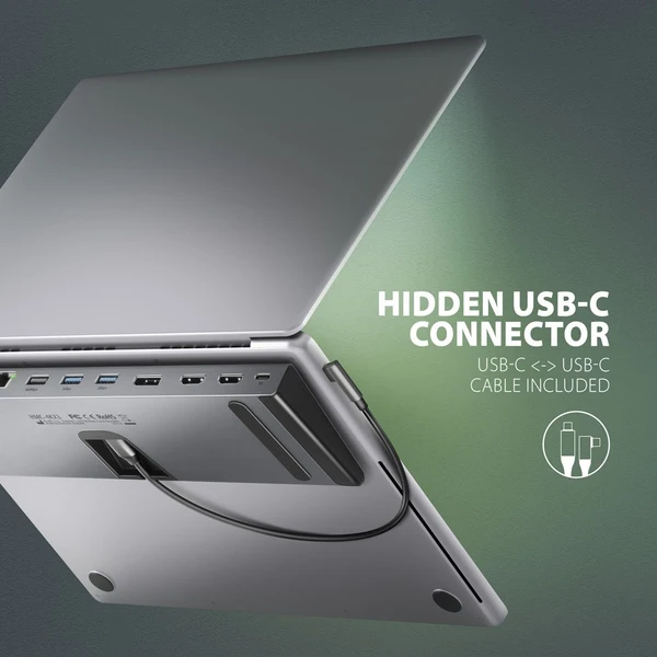 AXAGON HMC-4KX3 6v1 USB-C hub - Dokovací stanice - Obrázek C4W3000L01