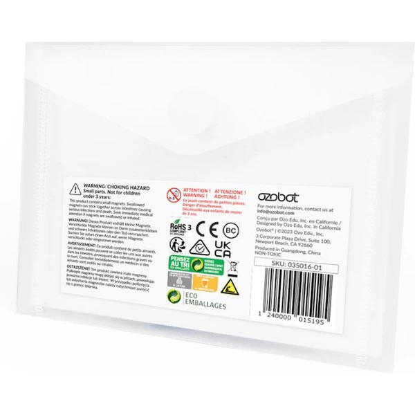 Ozobot sada magnetů s barevnými kódy pro ovládání rychlosti, 18 ks - Chytré hračky - Obrázek C4W5000O01