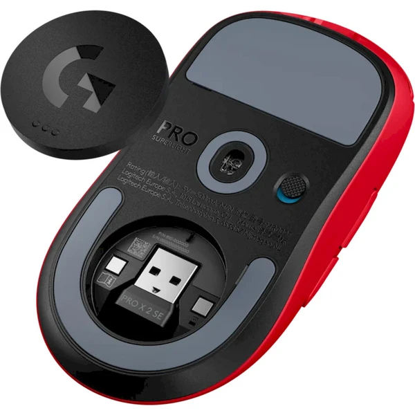 Logitech G PRO X Superlight 2 SE herní myš červená - Myši - Obrázek C4XH000K01