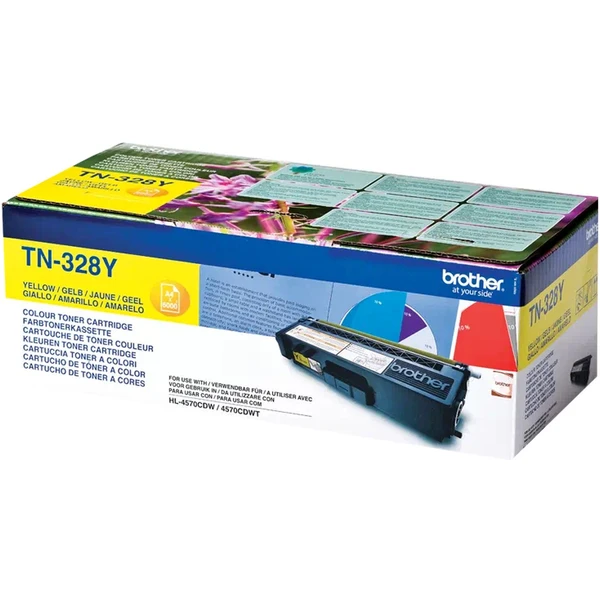 Brother TN328Y tonerová kazeta žlutá - Tonery - Obrázek C5AE000L01