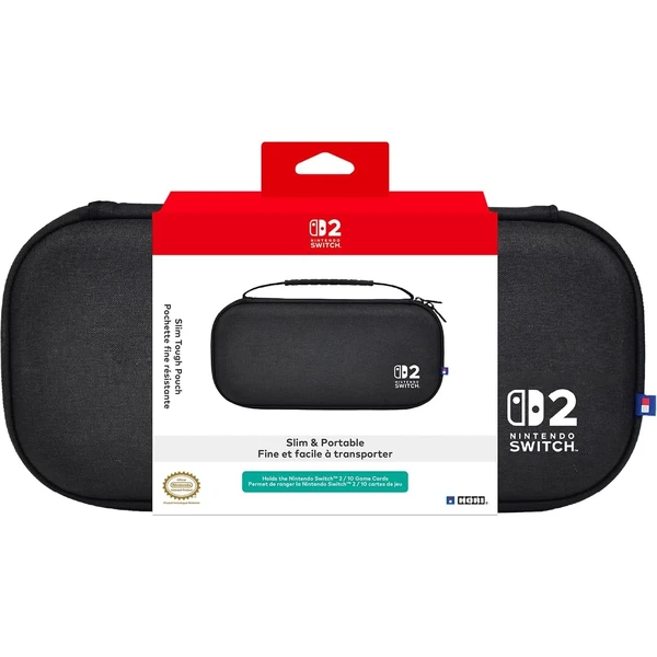 HORI Slim Tough Pouch pouzdro pro Nintendo Switch 2 černé - Pouzdra - Obrázek C5AK000K01