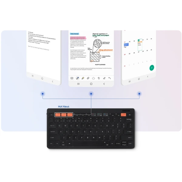Samsung Trio 500 Smart Keyboard bílá - Klávesnice - Obrázek C5CX000501