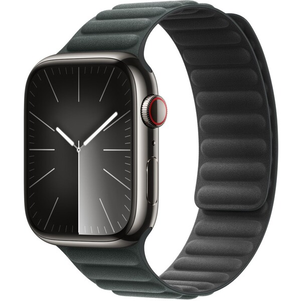 Apple Watch 42/44/45/49 mm listově zelený magnetický tah – M/L