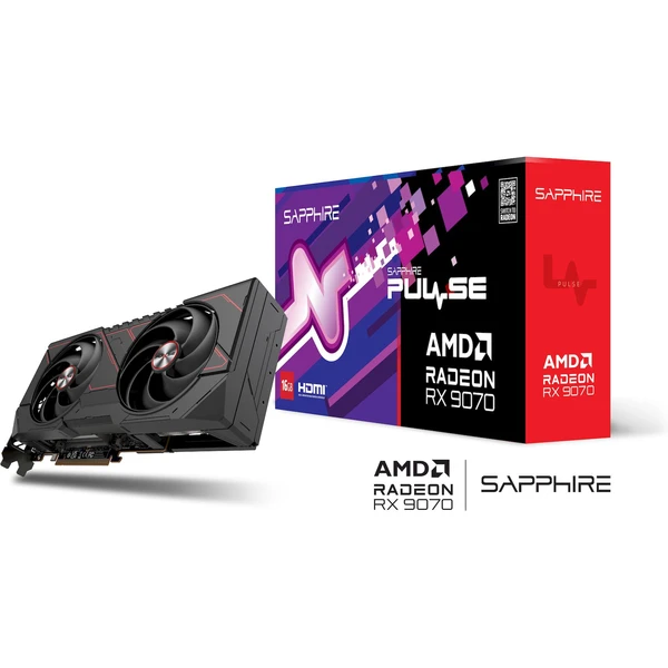 Sapphire PULSE AMD Radeon RX 9070 GAMING 16GB - Grafické karty - Obrázek C5LE000L01
