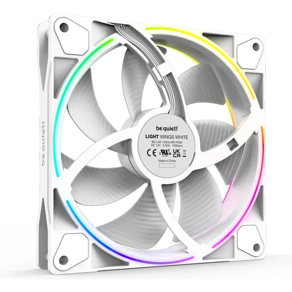 Be quiet! Light Wings White 140 mm ventilátor 3ks - Ventilátory pro PC - Obrázek C5MA000601