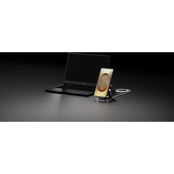 Cubenest SQS312 Pro Qi2.2 3v1 magnetická nabíječka pro Samsung šedá - Nabíječky - Obrázek C5PF000N01