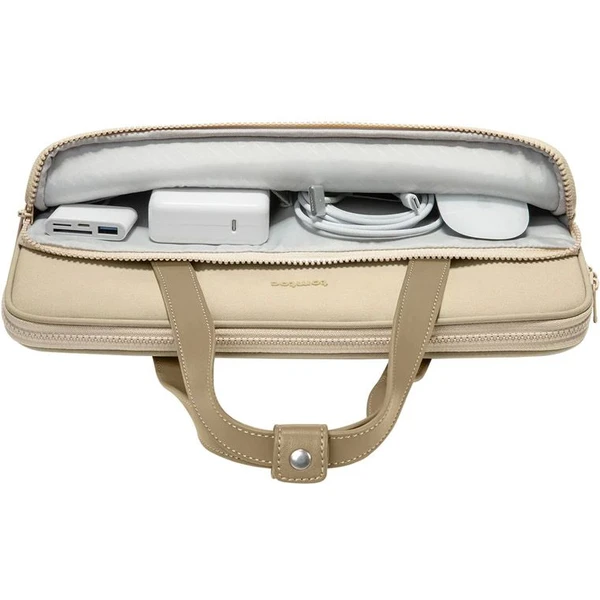 tomtoc Shoulder Bag 14" a 13" MacBook Pro / Air khaki - Brašny - Obrázek C5W0000601