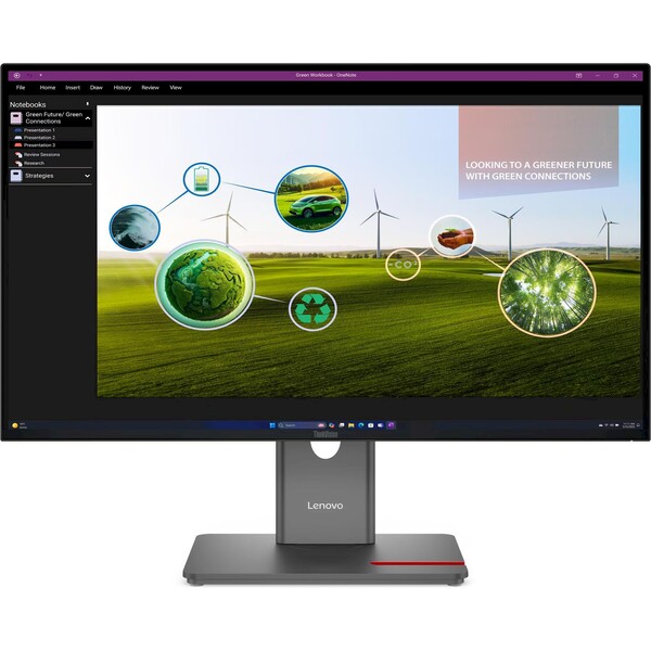 Lenovo ThinkVision P27Q-40 64A7ZAT6EU Černá