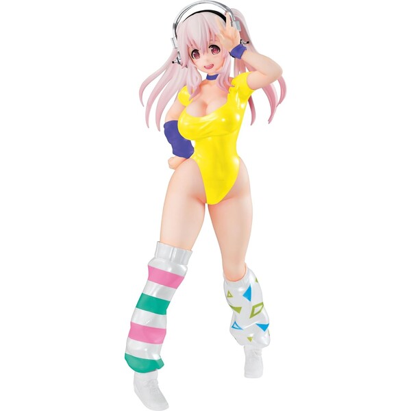 Soška Furyu Super Sonico - Super Sonico Concept Outfit 80's (Yellow Version) 18 cm