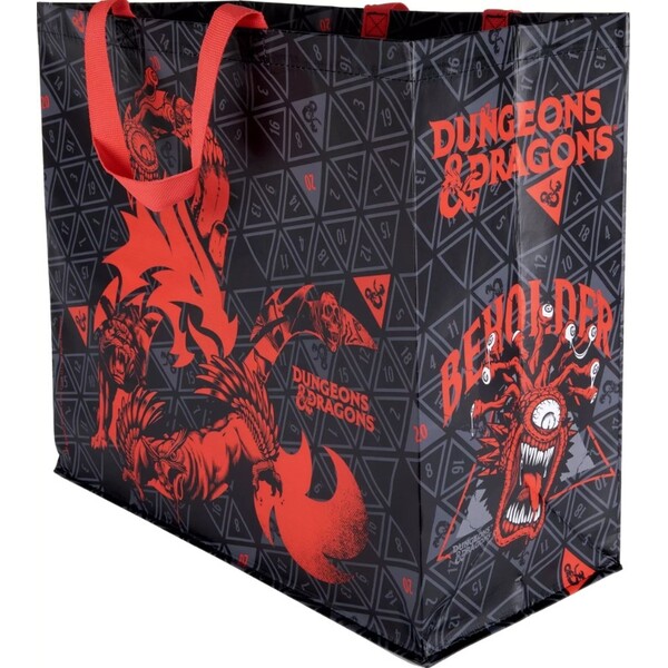 Taška nákupní Dungeon & Dragons "Monsters"  Černá/červená