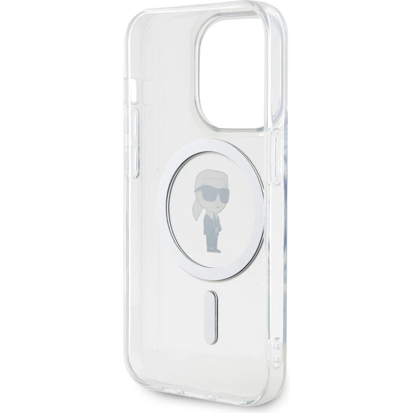Karl Lagerfeld IML Ikonik MagSafe Kryt iPhone 15 Pro čirý - Pouzdra - Obrázek C6X4000701