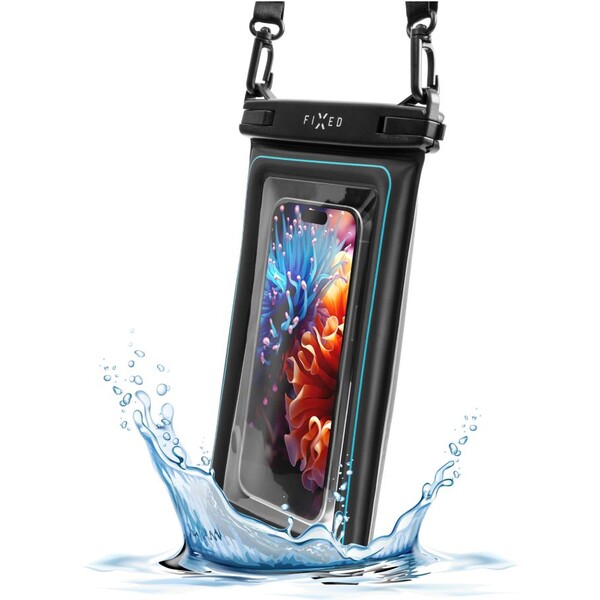 FIXED Float Max voděodolné plovoucí pouzdro na mobil černé