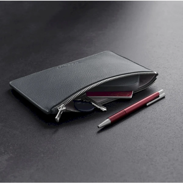 Woolnut Leather Pouch (Flat) kožené pouzdro šedé - Organizéry - Obrázek C768000701