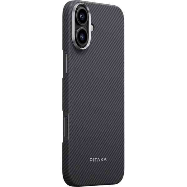 Pitaka MagEZ Case 5 MagSafe kryt iPhone 16 Black/Grey Twill