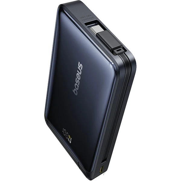 Baseus Nomos Qi2 powerbanka 10000mAh 45W s kabelem USB-C černá - Powerbanky - Obrázek C7AE000N01
