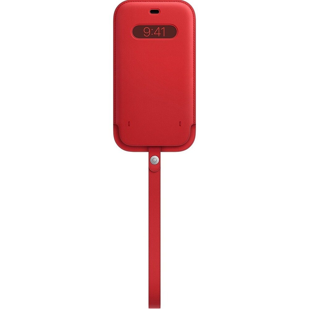 Apple kožený návlek s MagSafe na iPhone 12 Pro Max (PRODUCT)RED