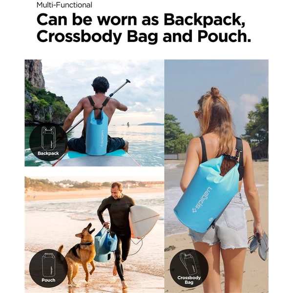 Spigen Aqua Shield WaterProof Dry Bag 20L + 2L A630 modrý - Pouzdra - Obrázek C7N5000701