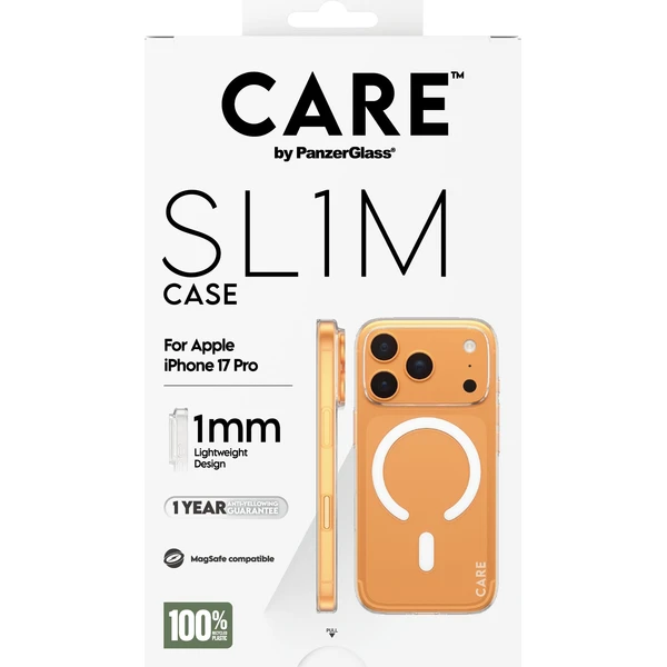 PanzerGlass® CARE SL1M (1mm) MagSafe kryt Apple iPhone 17 Pro čirý - Pouzdra - Obrázek C7XL000K01