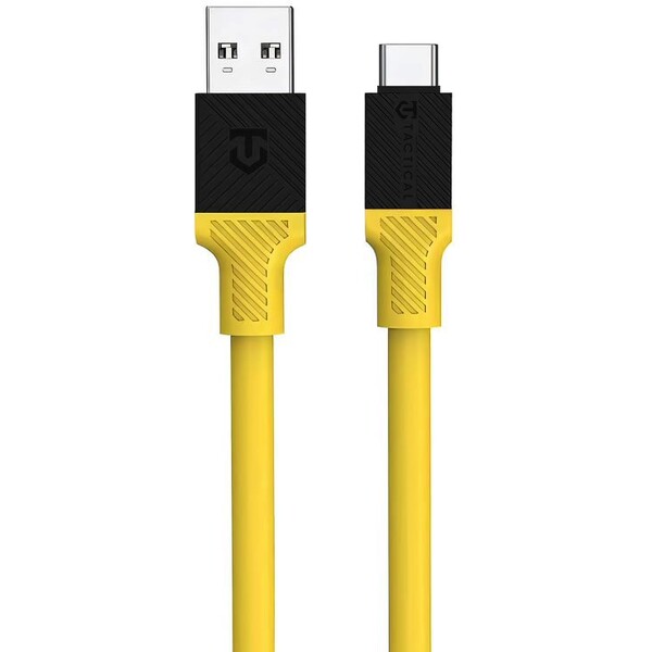 Tactical Fat Man kabel USB-A/USB-C (1m) žlutý