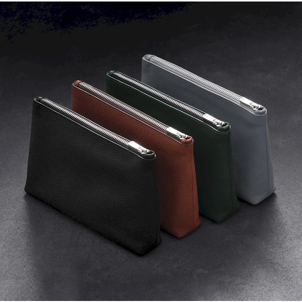 Woolnut Leather Pouch kožené pouzdro tmavě zelené - Organizéry - Obrázek C868000701