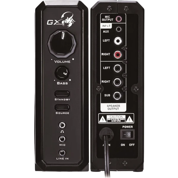 Genius GX GAMING SW-G2.1 2000 v.2  černé - Reproduktory - Obrázek C8CP000101