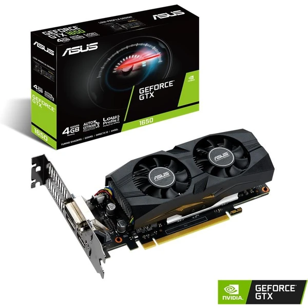 ASUS NVIDIA GeForce® GTX 1650 Low Profile 4GB GDDR5 - Grafické karty - Obrázek C8IS100501