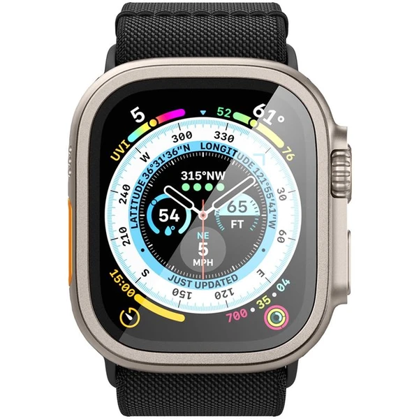 Spigen Glass tR Slim Pro 1 Pack tvrzené sklo Apple Watch Ultra 2/Ultra 49mm šedé - Ochranné folie a skla - Obrázek C8JA000601