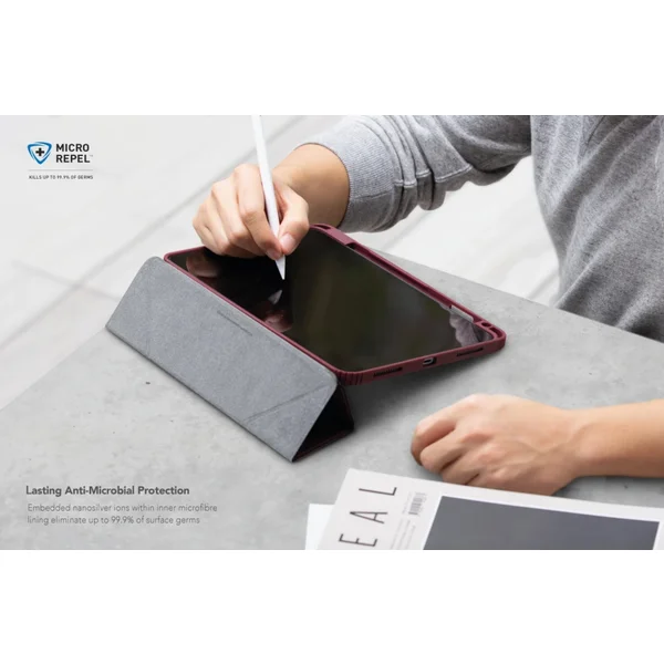 UNIQ Moven pouzdro iPad Pro 11" (2020/2021/2022) šedé - Pouzdra - Obrázek C8JP600301