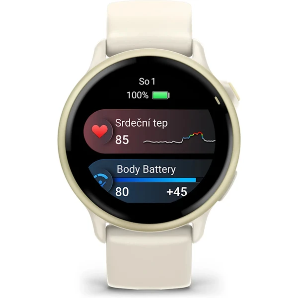 Garmin vívoactive 6 Lunar Gold s řemínkem Bon - Chytré hodinky - Obrázek C8NE000J01