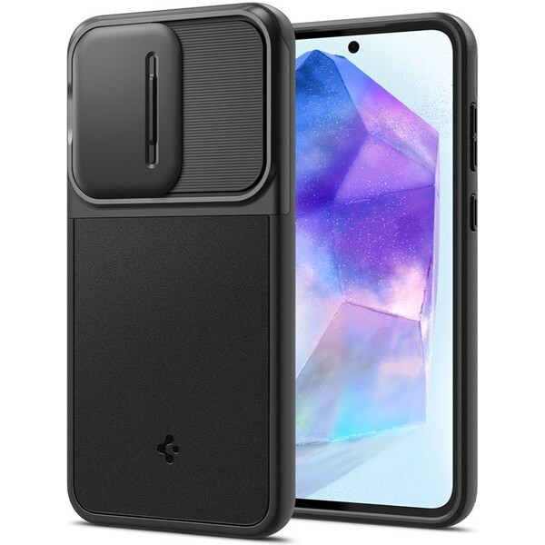 Spigen Optik Armor kryt Samsung Galaxy A55 černý