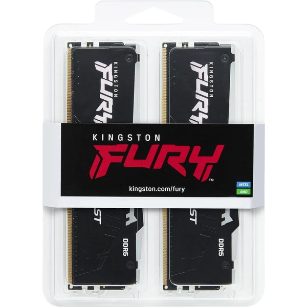 Kingston FURY Beast Black RGB DDR5 64GB 6000MT/s CL36 DIMM (2x32GB) EXPO/XMP - Operační paměti - Obrázek C92L300401