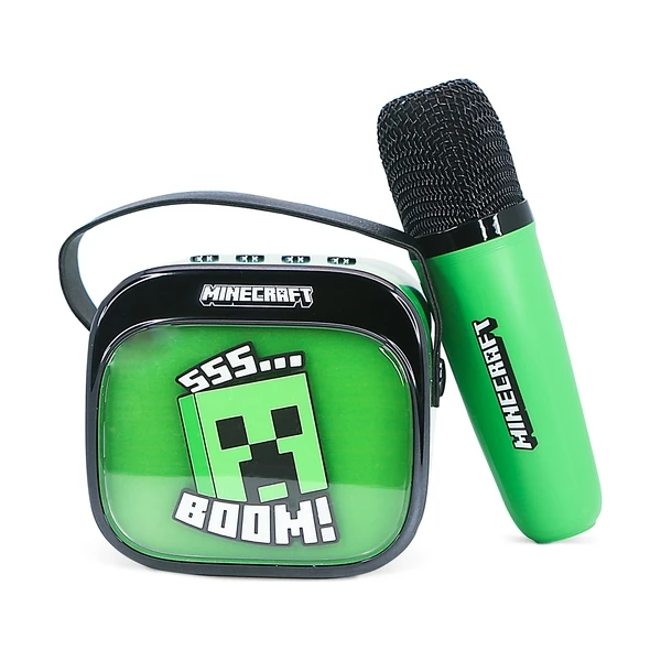 LED Karaoke reproduktor s mikrofonem OTL - Minecraft - Mikrofony - Obrázek C99L000K01